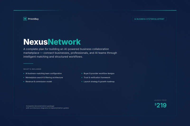 Nexus Network — AI Business System Blueprint document package